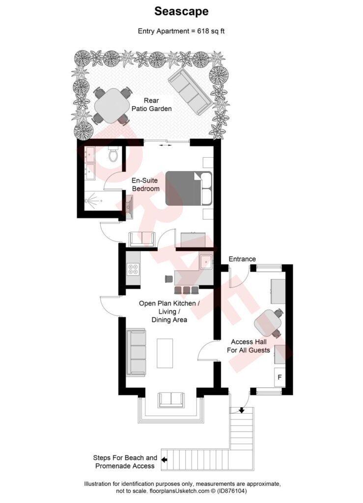 Floorplan Seascape Luxury Apartment Kent